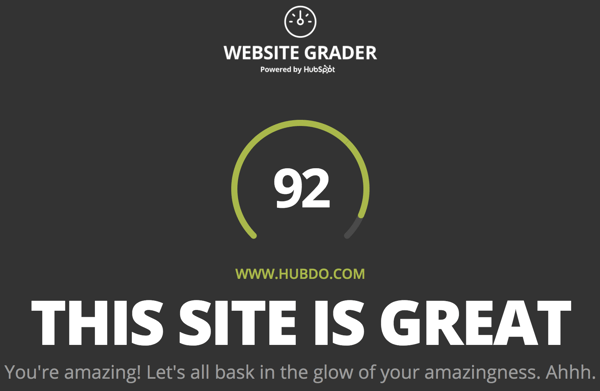 website grader