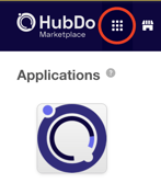 Shortcut menu option - Mosaic Icon to Applications "My Apps"
